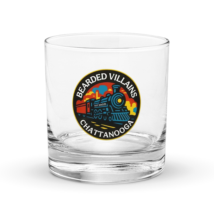 Chattanooga Bearded Villains Rocks Glass product image (1)