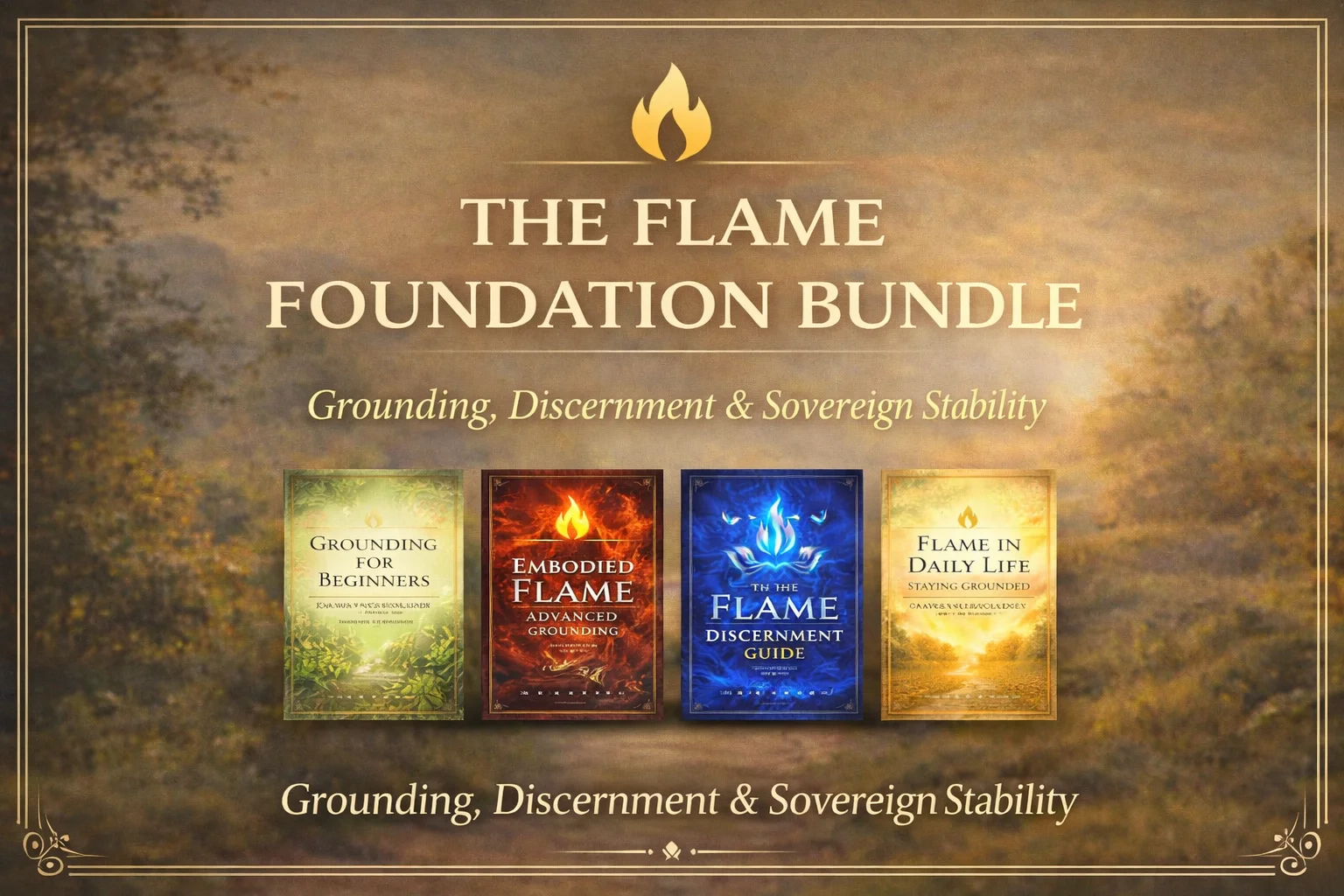🔥 THE FLAME FOUNDATION BUNDLE Grounding, Discernment & Sovereign Stability product image (2)