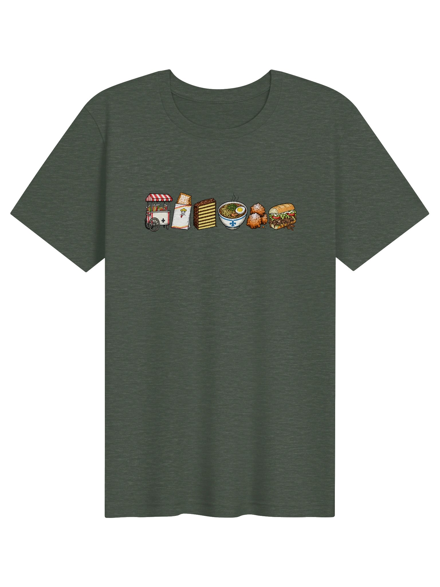 New Orleans Foods T-Shirt | Six Good Things product image (1)