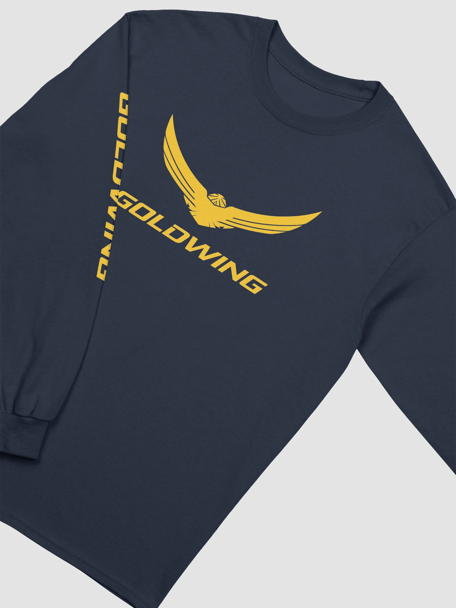 Gold Bird in Flight Long Sleeve T-Shirt product image (11)