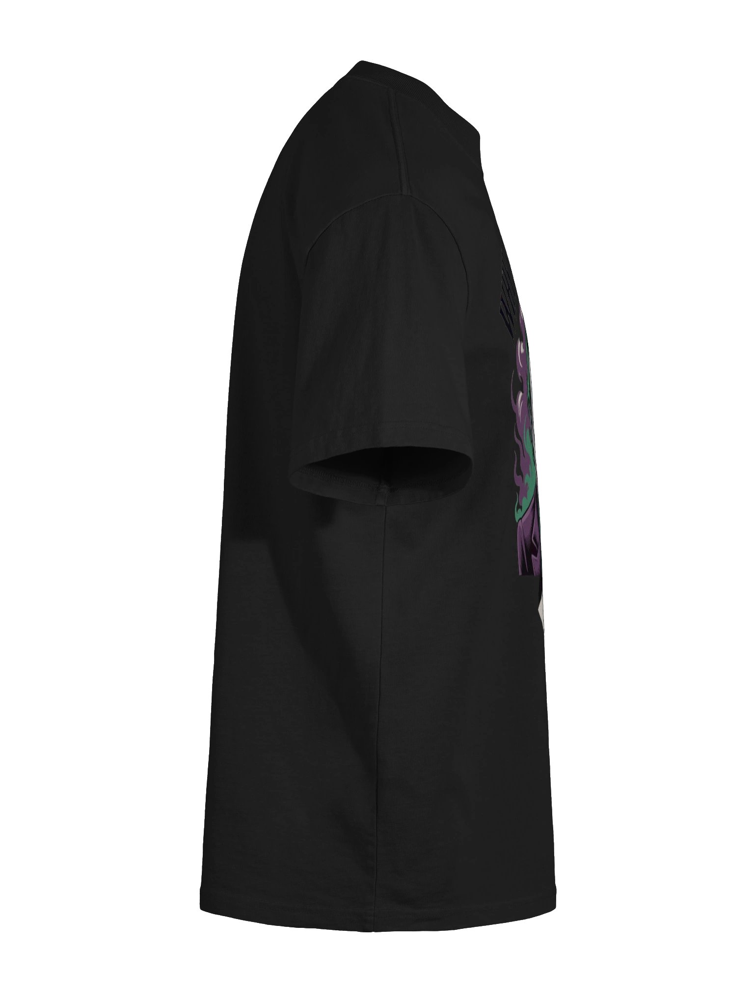 Why So Serious: Joker Veiled Vapour Oversized Faded Unisex T-Shirt product image (11)