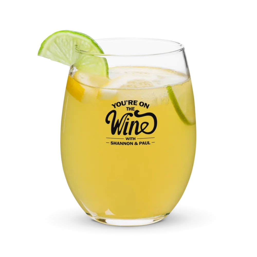 Shannon + Paul: You're on THE WINE! (Stemless Glass) product image (5)