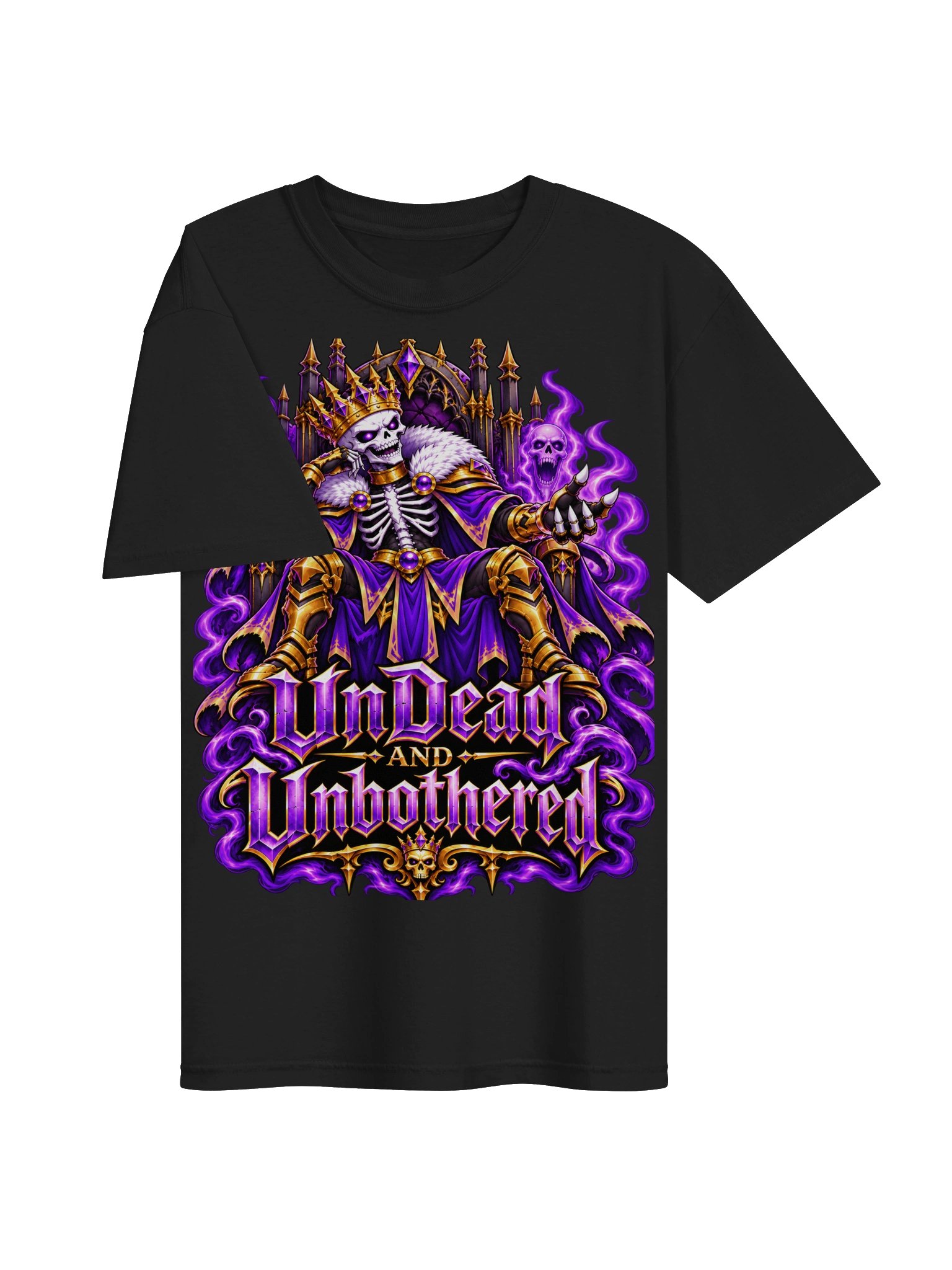 Undead And Unbothered Tee (Purple) product image (3)