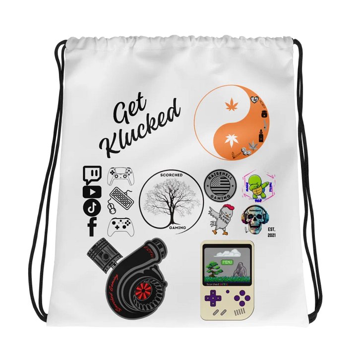 Scorched Gaming Draw String Bag product image (1)
