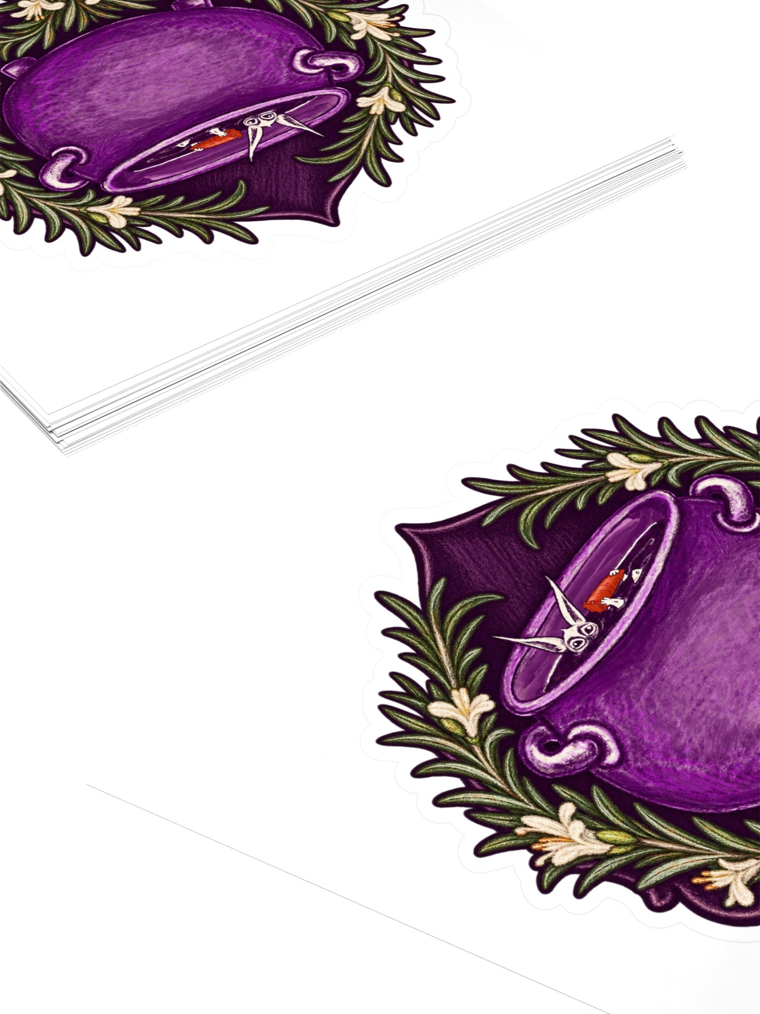 Whimsical Cauldron Kiss Cut Sticker product image (4)