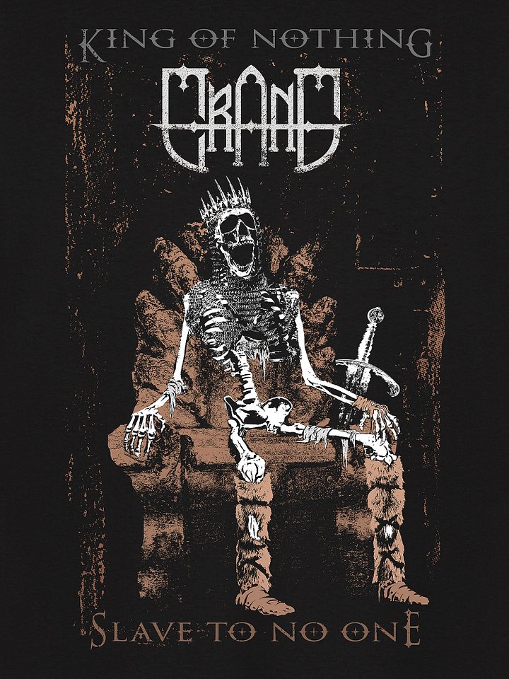 King of Nothing Slave to No One - PREMIUM T-Shirt (Black) [Comfort Colors] product image (2)