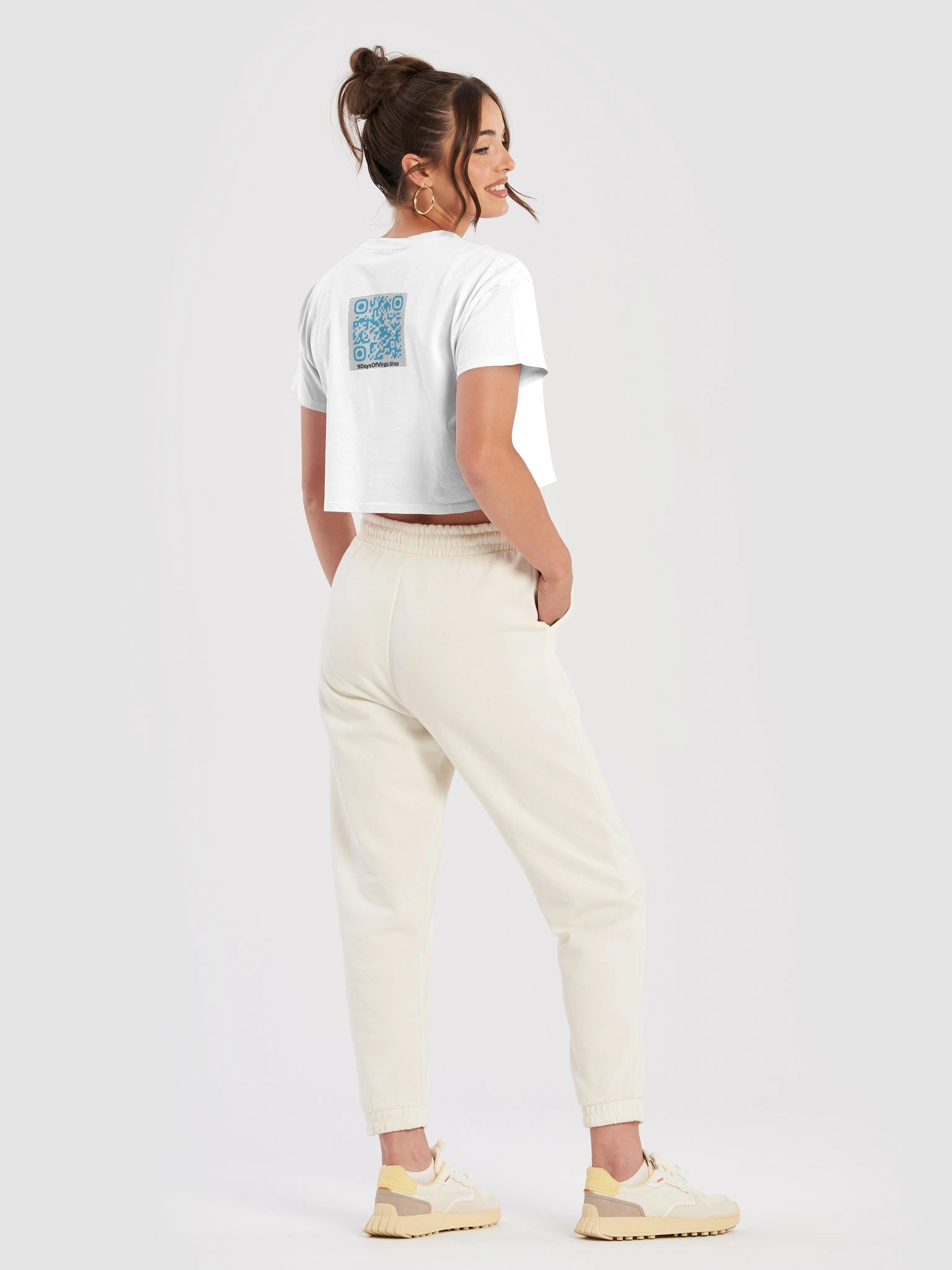 VIRGO DO YOU LOVE YOU!- WHITE Crop Top product image (3)