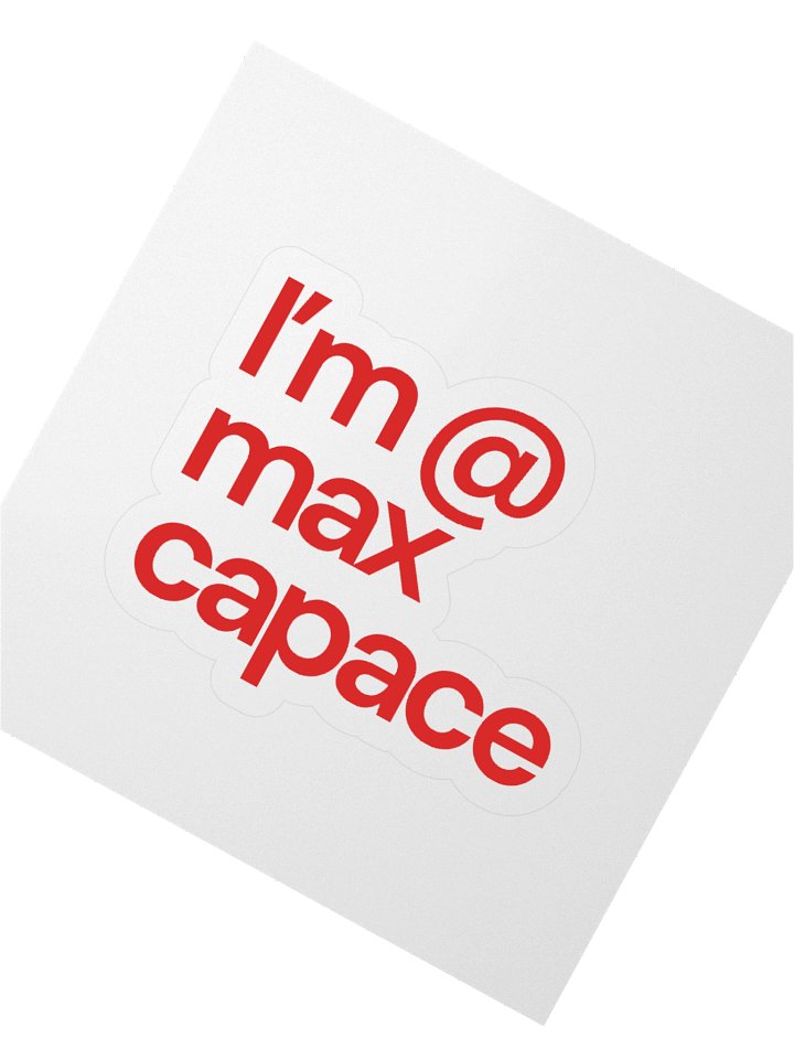Max Capace Sticker product image (2)