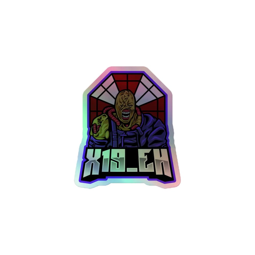 Holo logo sticker product image (1)