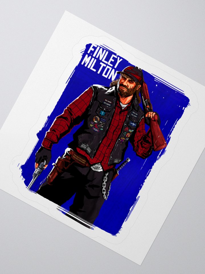 Finn Milton Portrait Sticker product image (5)