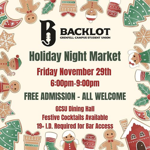 I’ll be at the holiday night market at Grenfell this evening! Come by and check out all the great vendors!