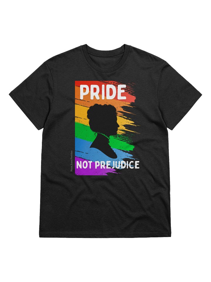 Pride Not Prejudice Rainbow Poster Tee product image (5)