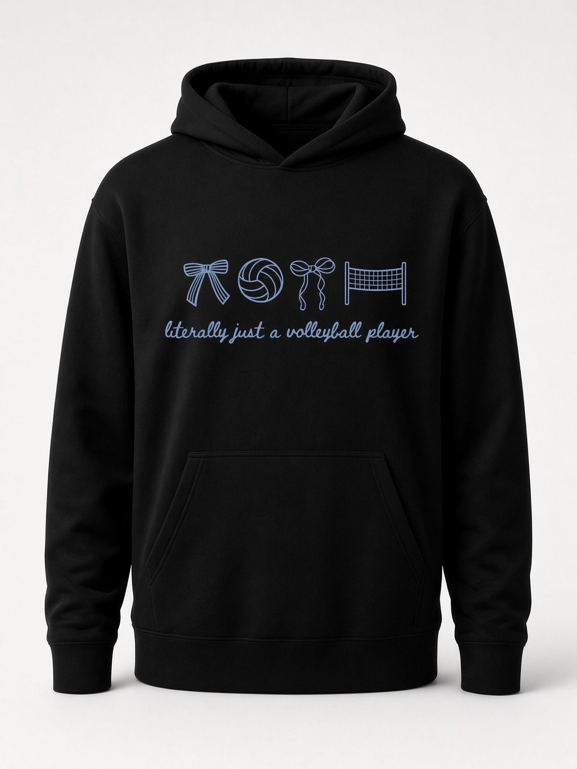 Just a volleyball player Comfort Colors Hoodie product image (1)