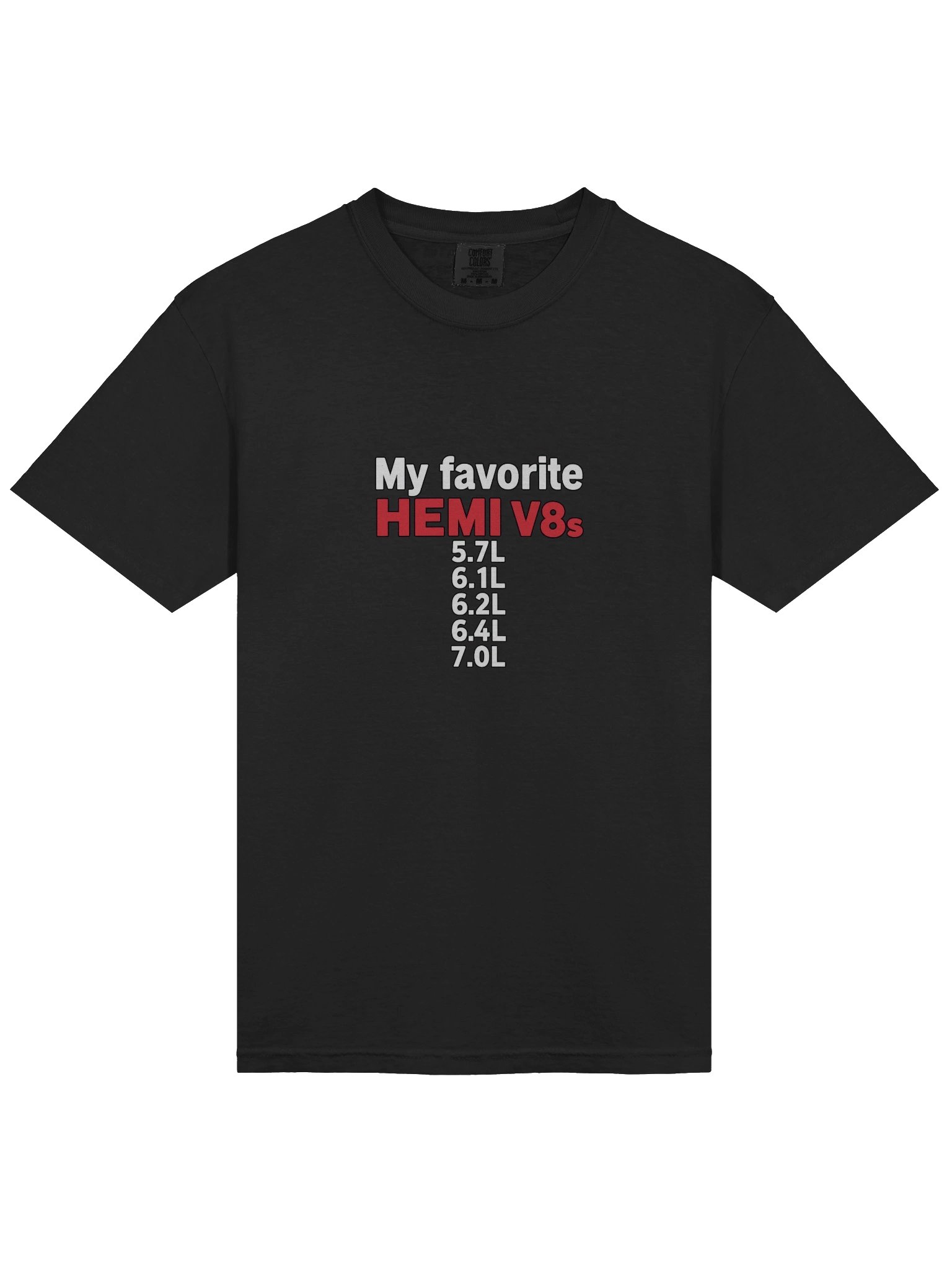 Hemi V8s Power Chart Tee product image (21)