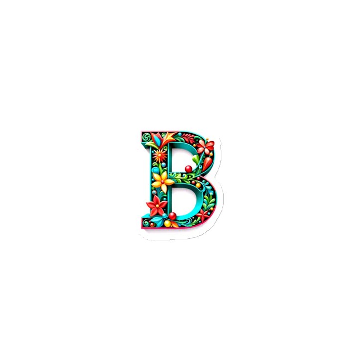 Christmas Monogram Letter B(7) Magnet product image (1)