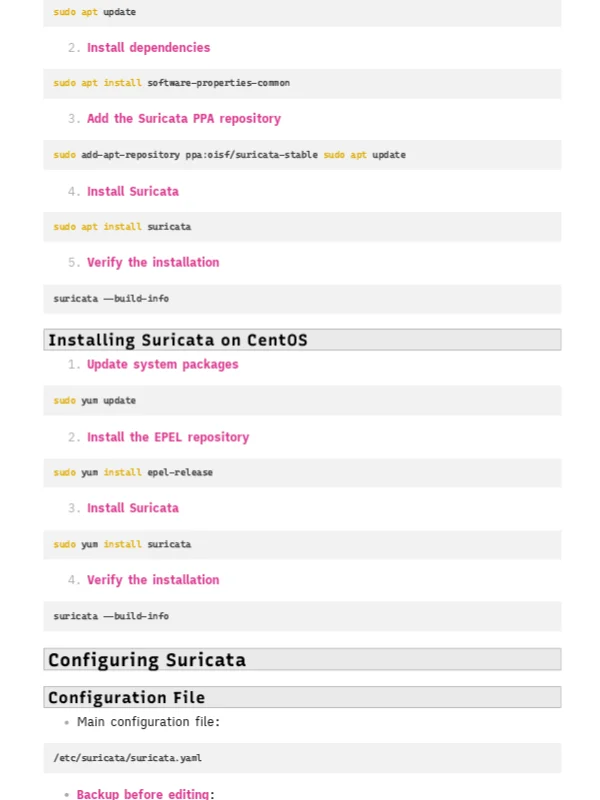 Suricata IDS Study Notes product image (2)