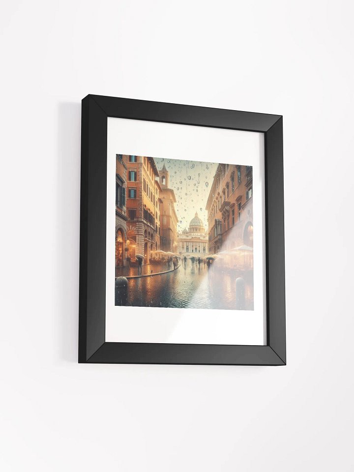 Rainy Day Reflections Framed Poster | Ai Design product image (3)