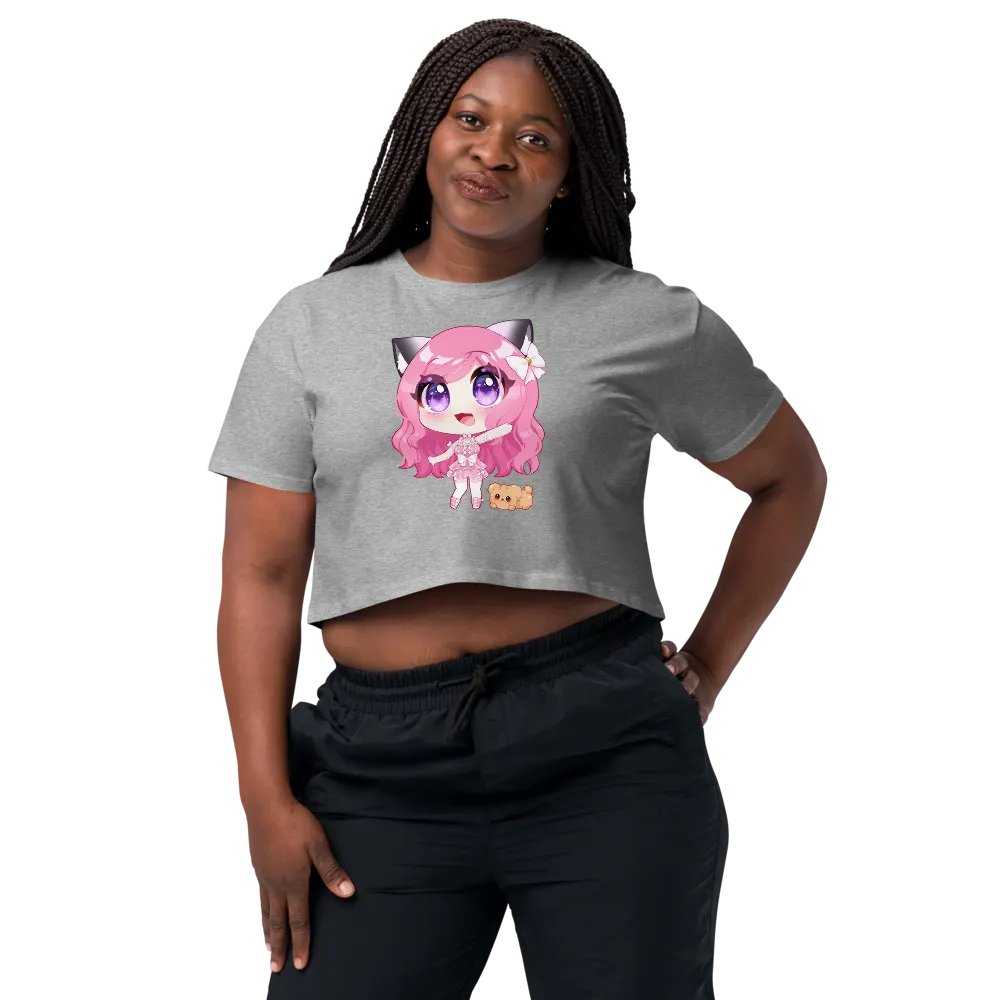 'Hallo!' Chibi Cropped Tee product image (9)