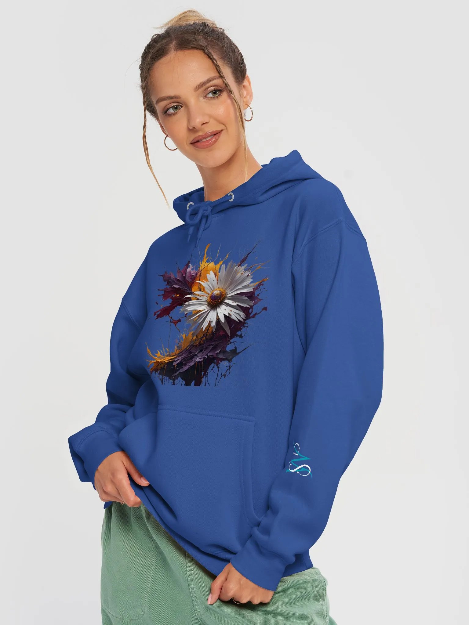 DAISY SPLASH ART HOODIE product image (34)