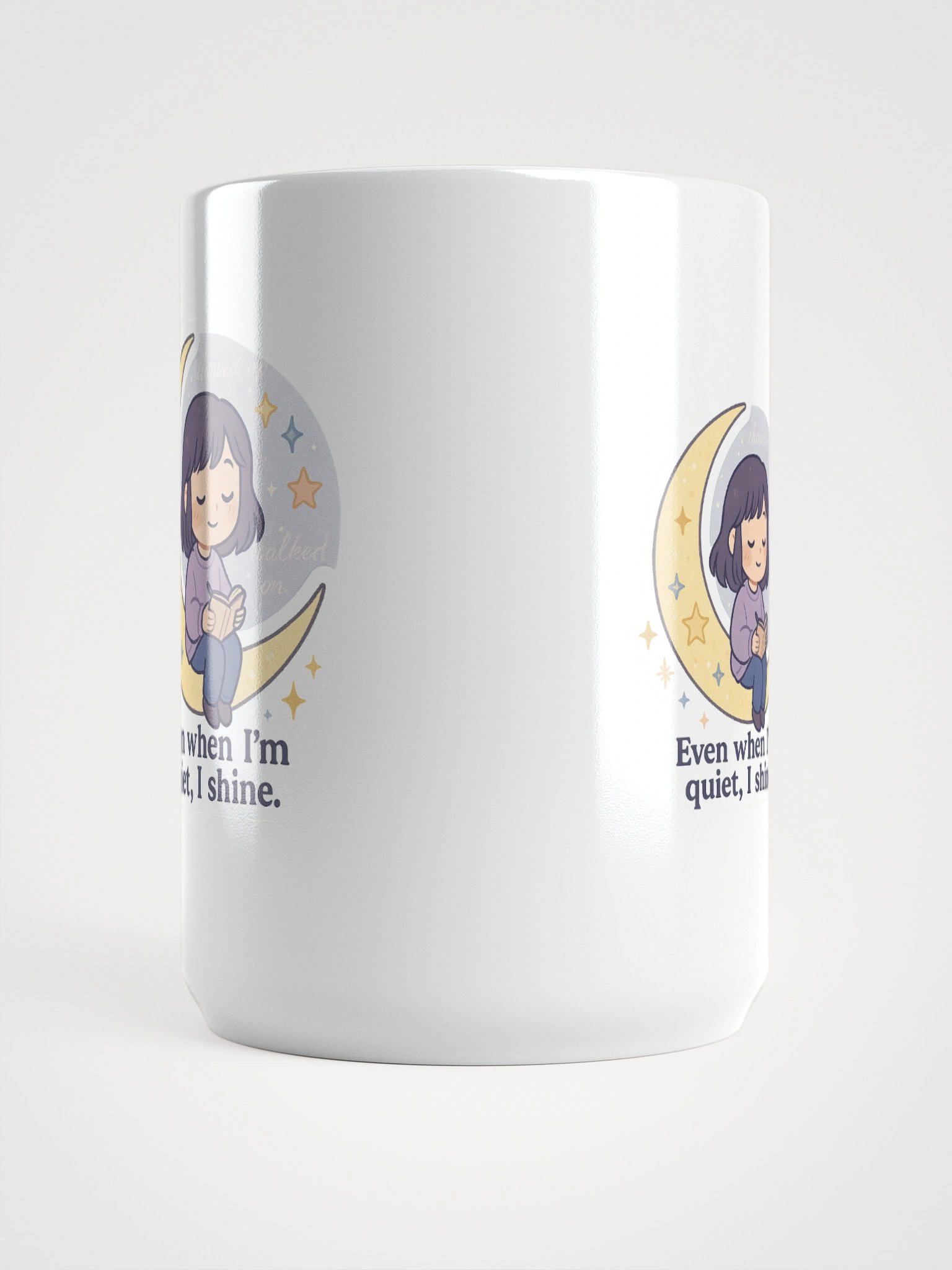 Even When I’m Quiet, I Shine – Starry Reflection Mug product image (6)