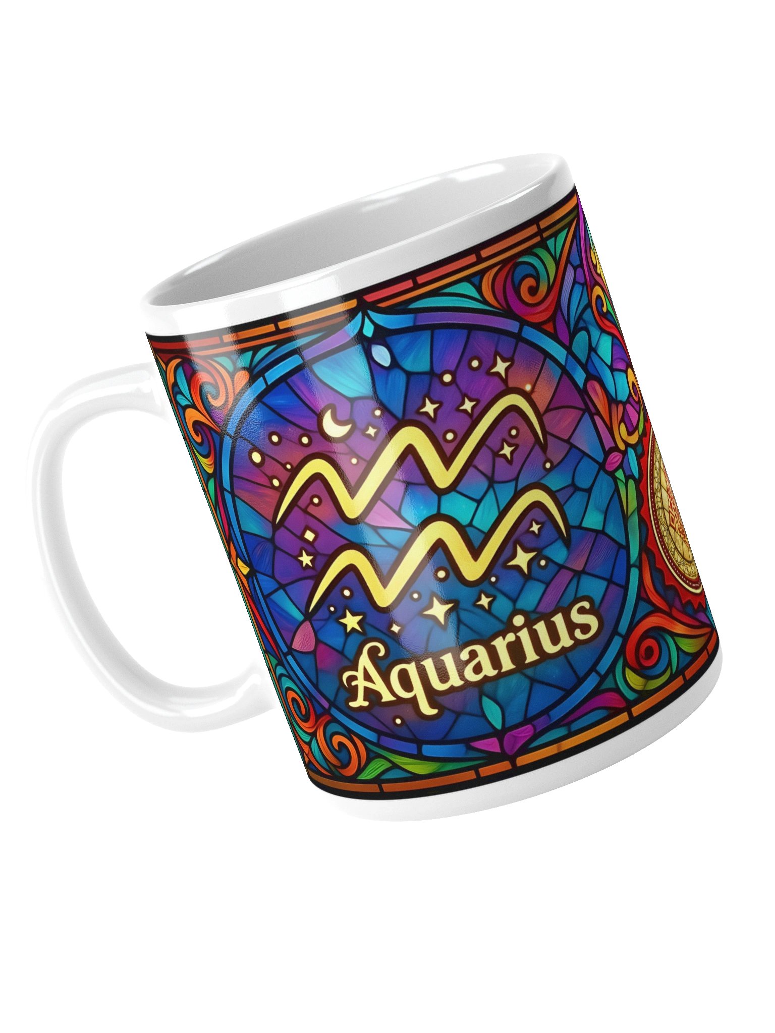 Aquarius Gloss white Mug product image (4)