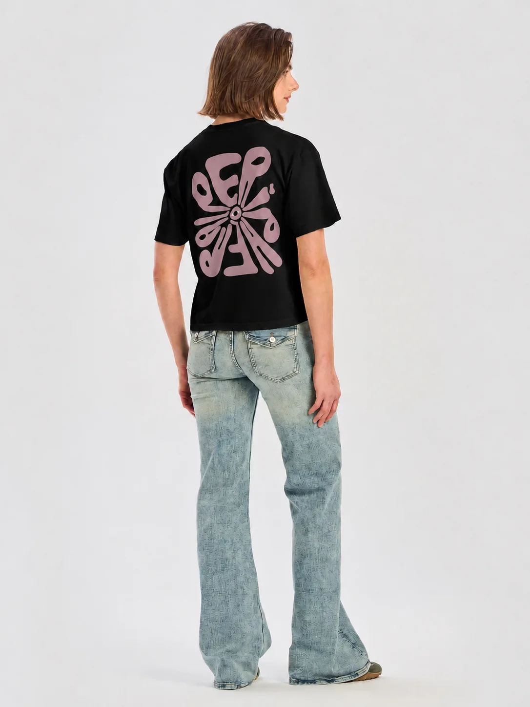 Cropped Tee - Rose product image (3)