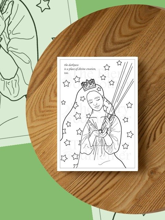 Winter '25 Coloring Page - Color the Universe product image (1)