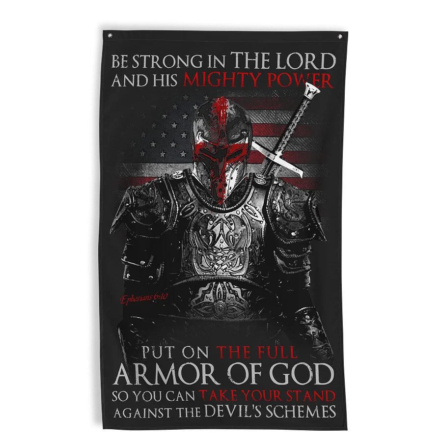 Armor of God Wall Flag product image (1)