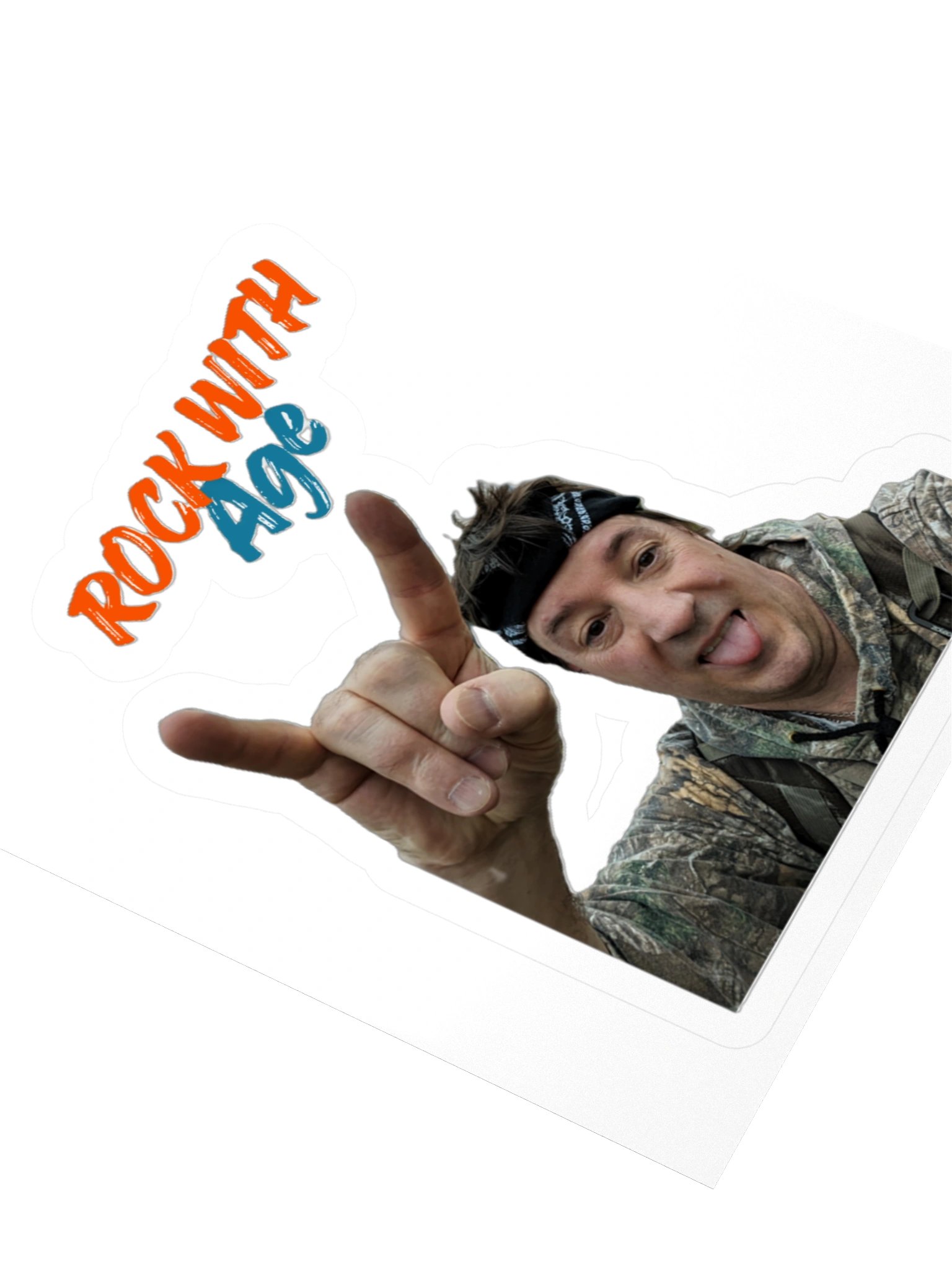 The Official "Rock With Age" Sticker (Kiss-Cut) product image (3)