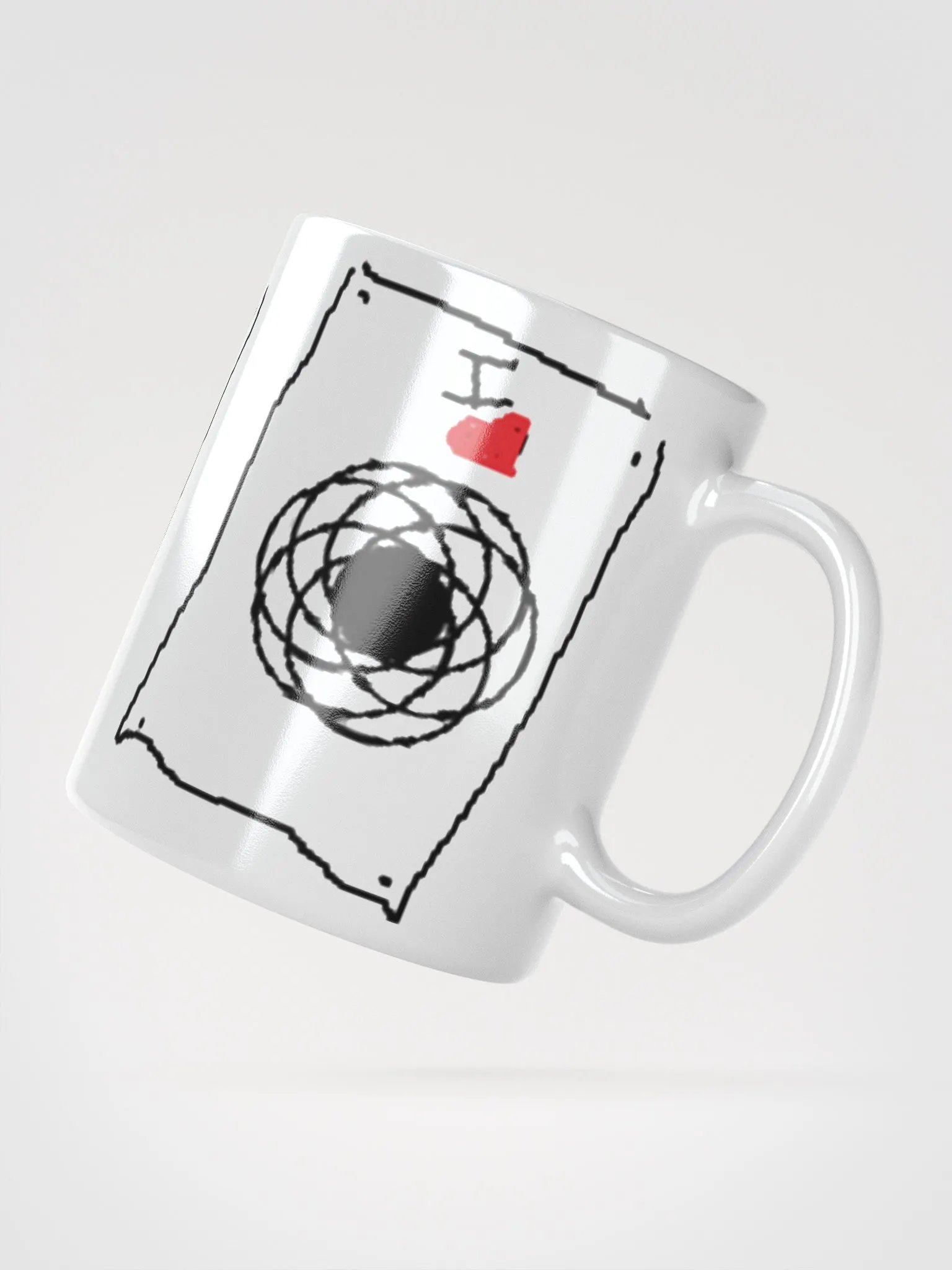 Heartfelt Geometric Elegance Mug product image (2)
