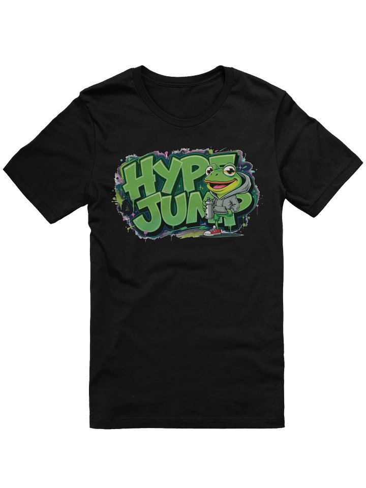 HYPE JUMP Graffiti Frog T-Shirt - Unisex T-Shirt – Premium Printed T-Shirt for Everyday Casual & Streetwear product image (1)