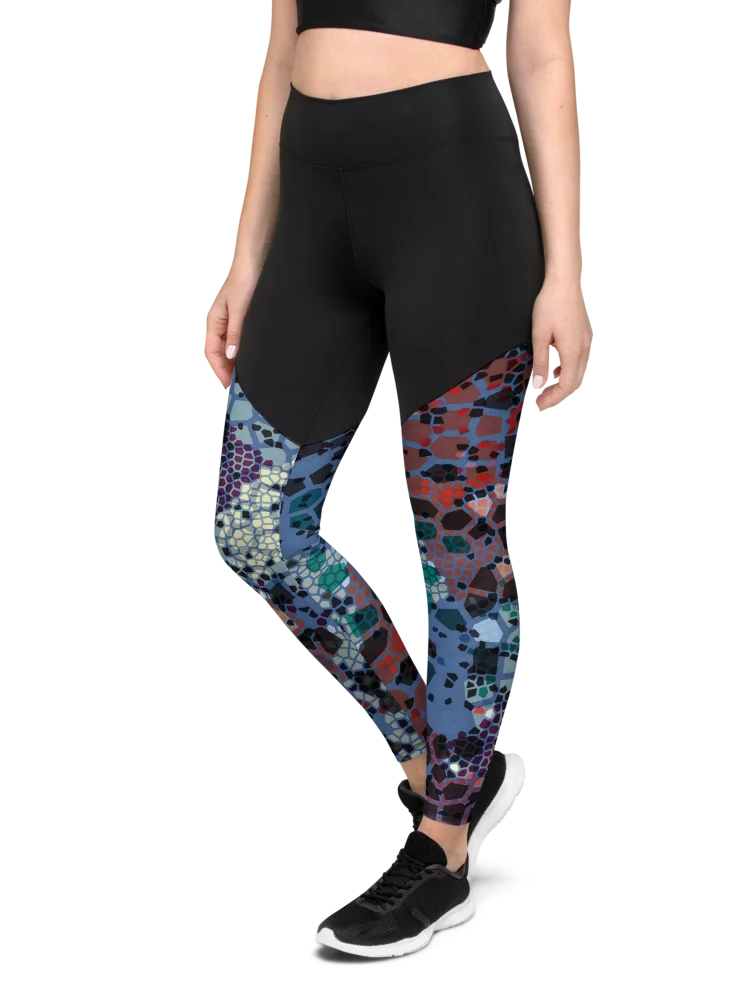 Stained glass-Sports Leggings product image (5)