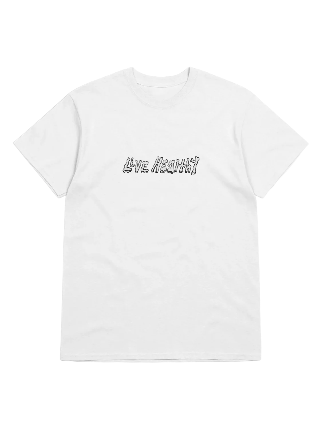 Live Healthy White Tee product image (1)