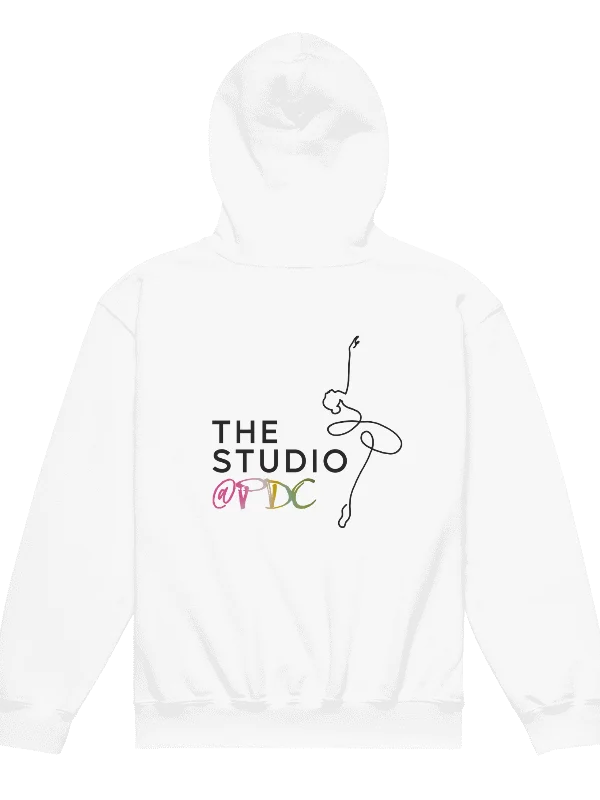 Youth Hoodie | White with Main Studio Logo product image (1)
