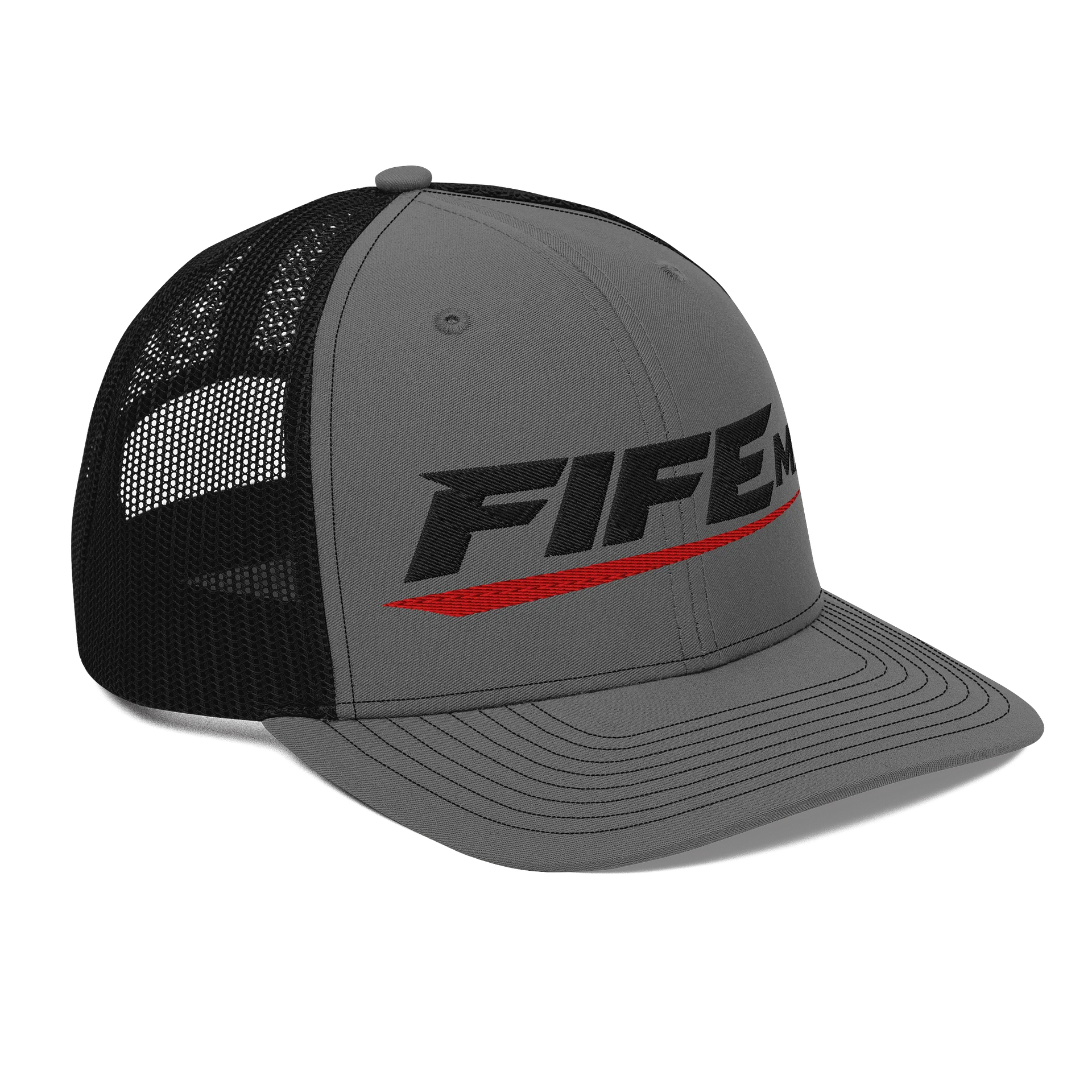 FifeMX Stitch Trucker Hat – Black Logo product image (10)