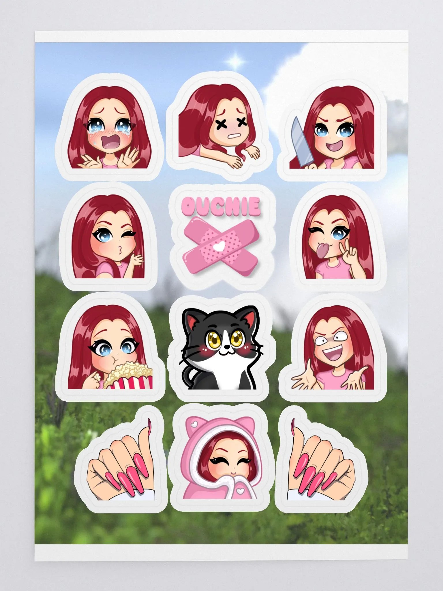 Oouchee Expressions Sticker Sheet product image (3)