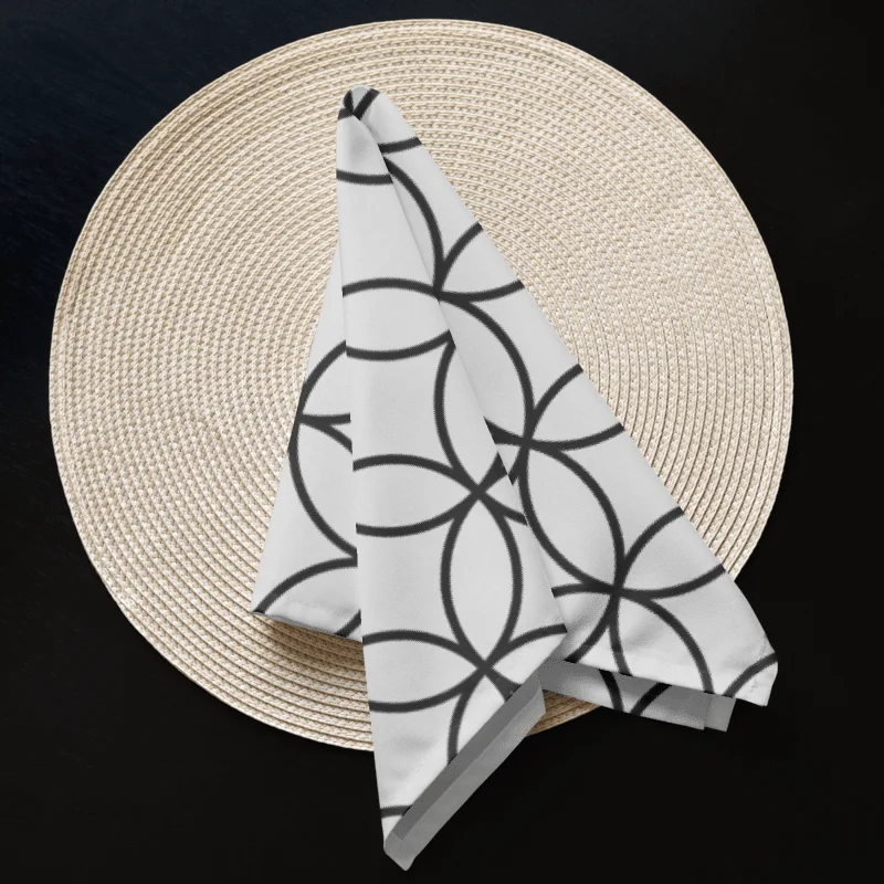 Starry Geometric Cloth Napkin Set product image (8)