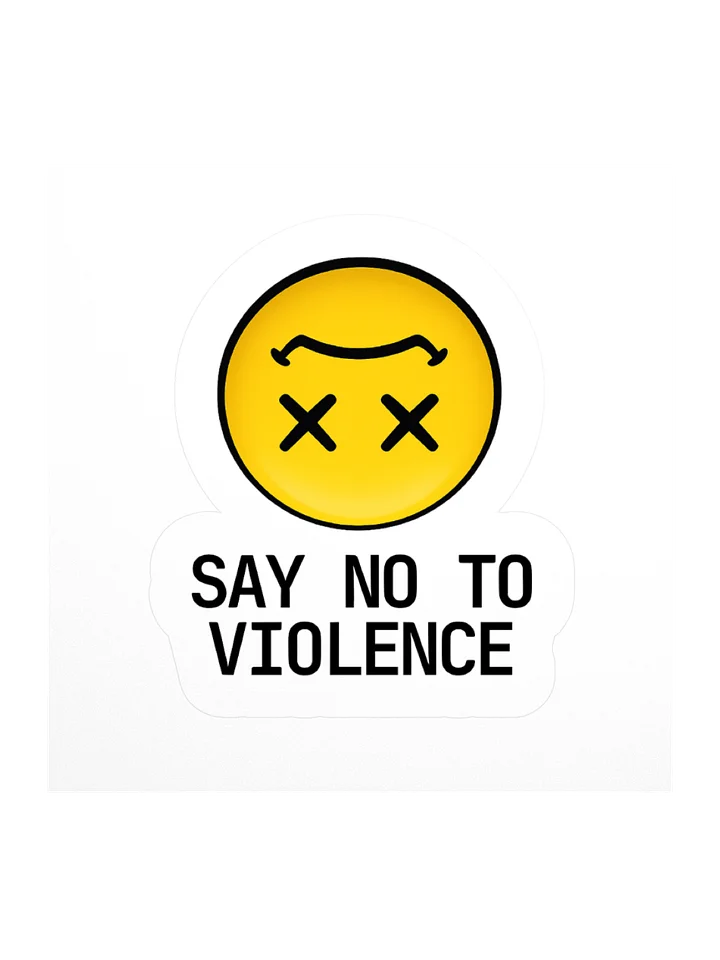 Dead Smiley Sticker product image (1)