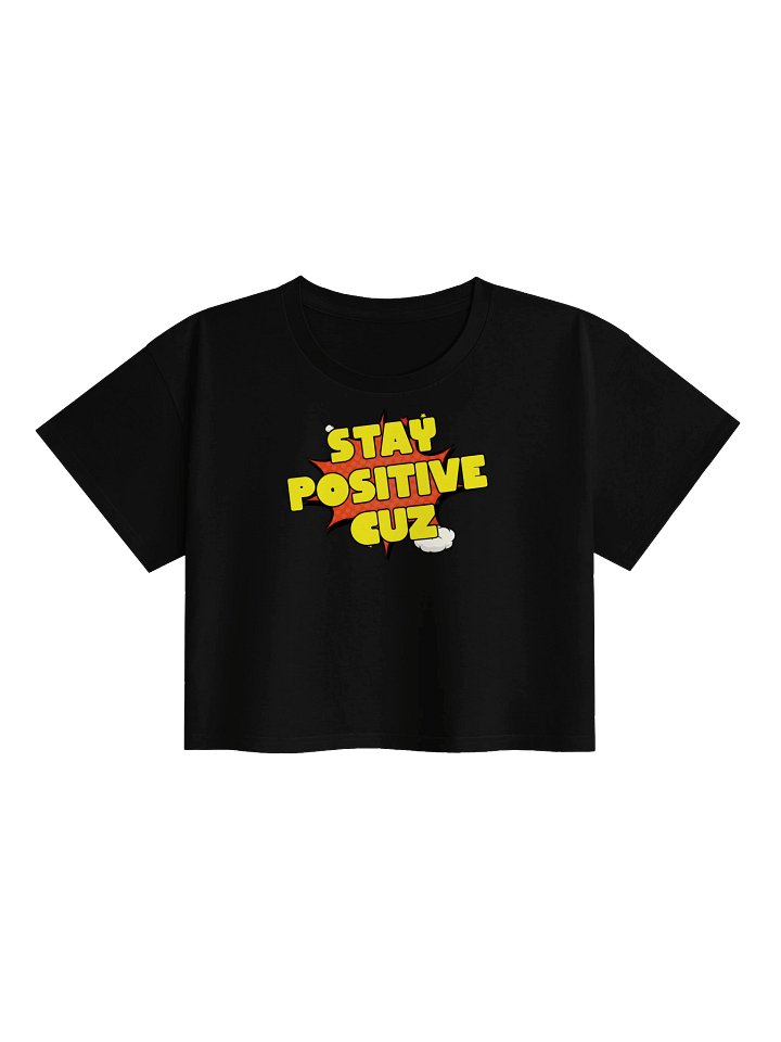 Stay Positive Crop Top product image (5)