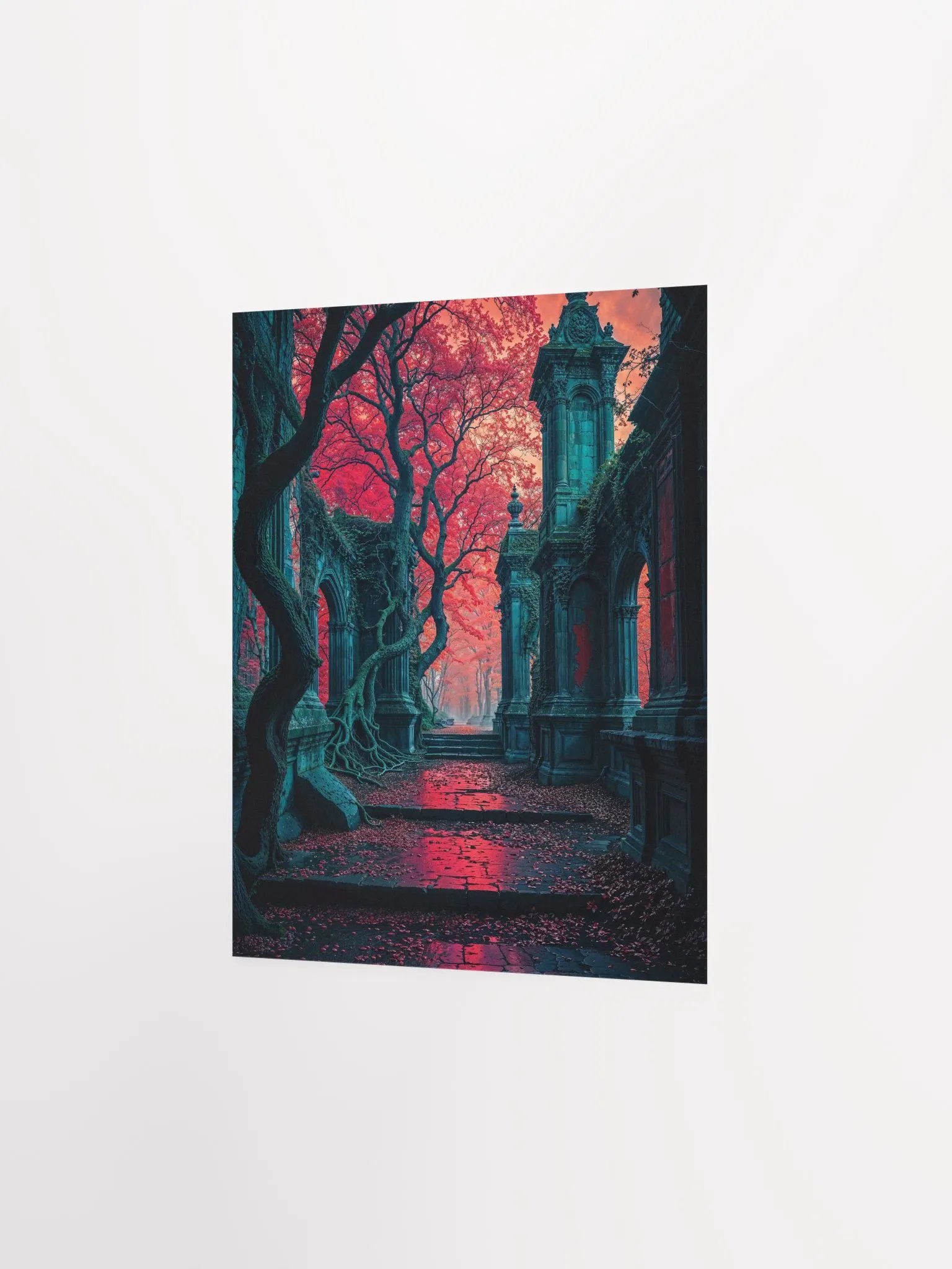 Crimson Ruins Matte Poster product image (15)