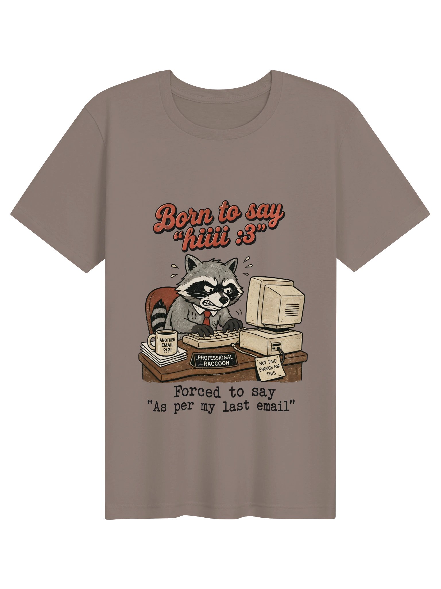As Per My Last Email Corporate Raccoon Tee product image (1)