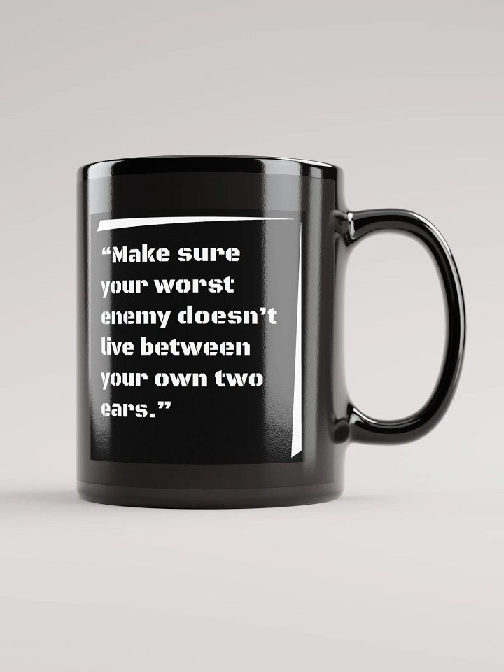 Black Glossy Mug product image (2)