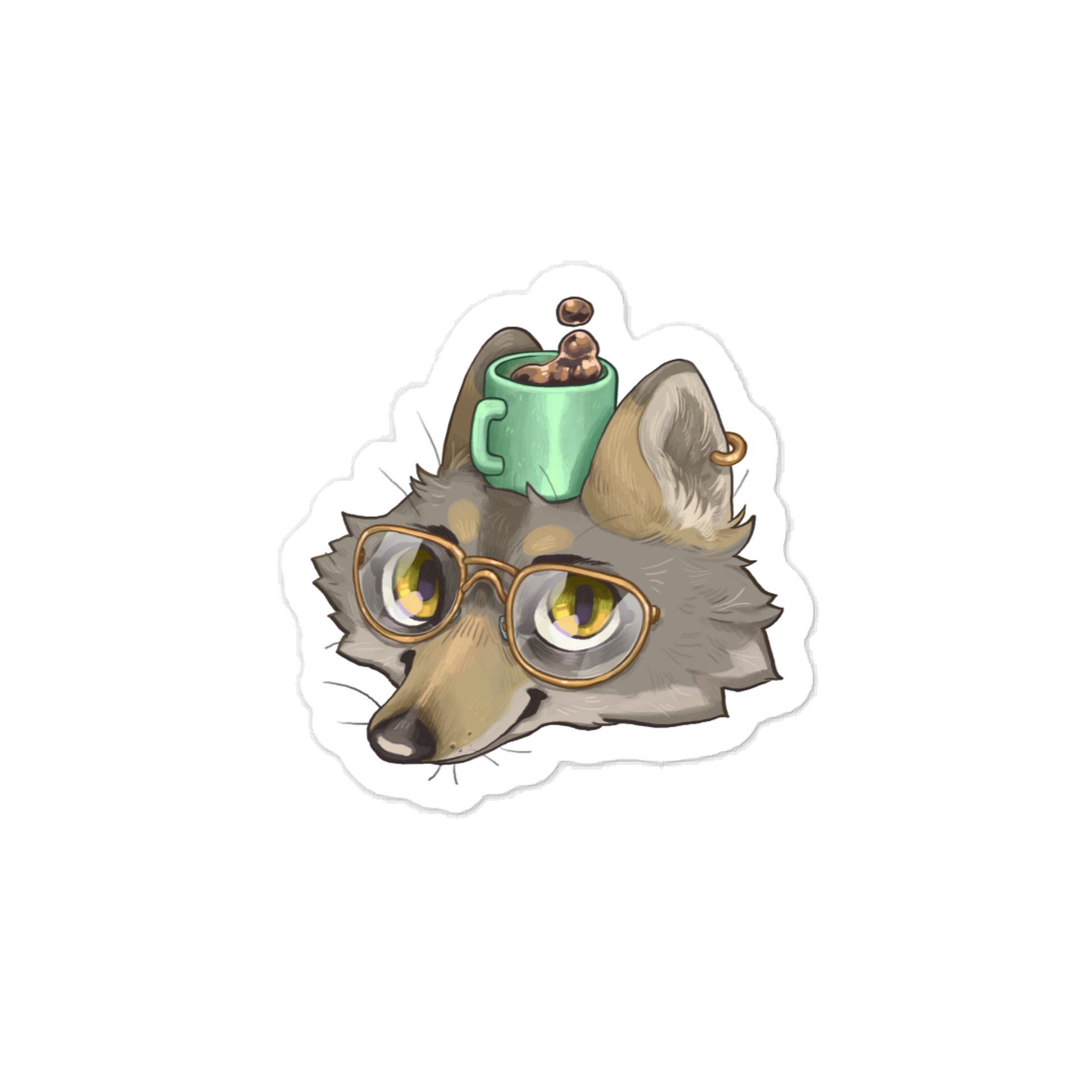 Cup O' Wolf - Sticker product image (1)