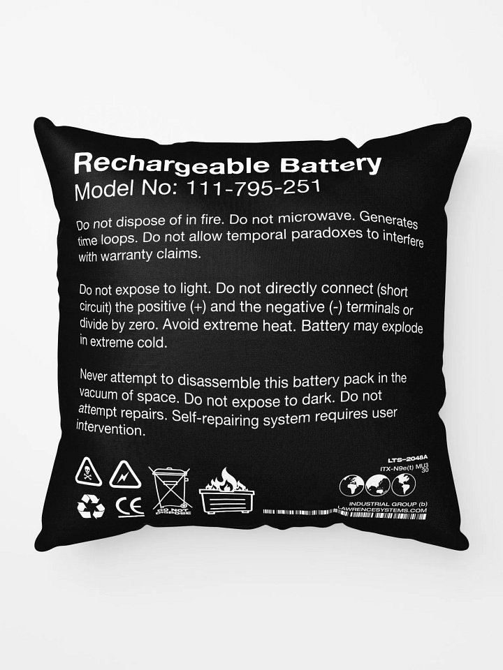 Warranty Voided - Throw Pillow product image (1)