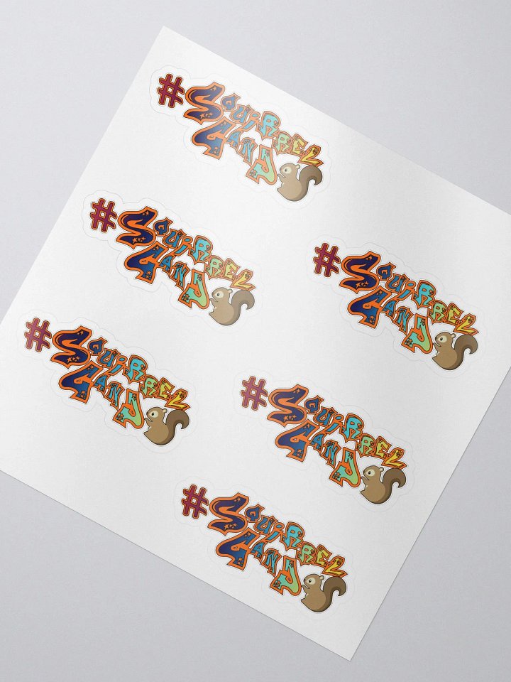 Squirrel Gang Sticker Page product image (2)