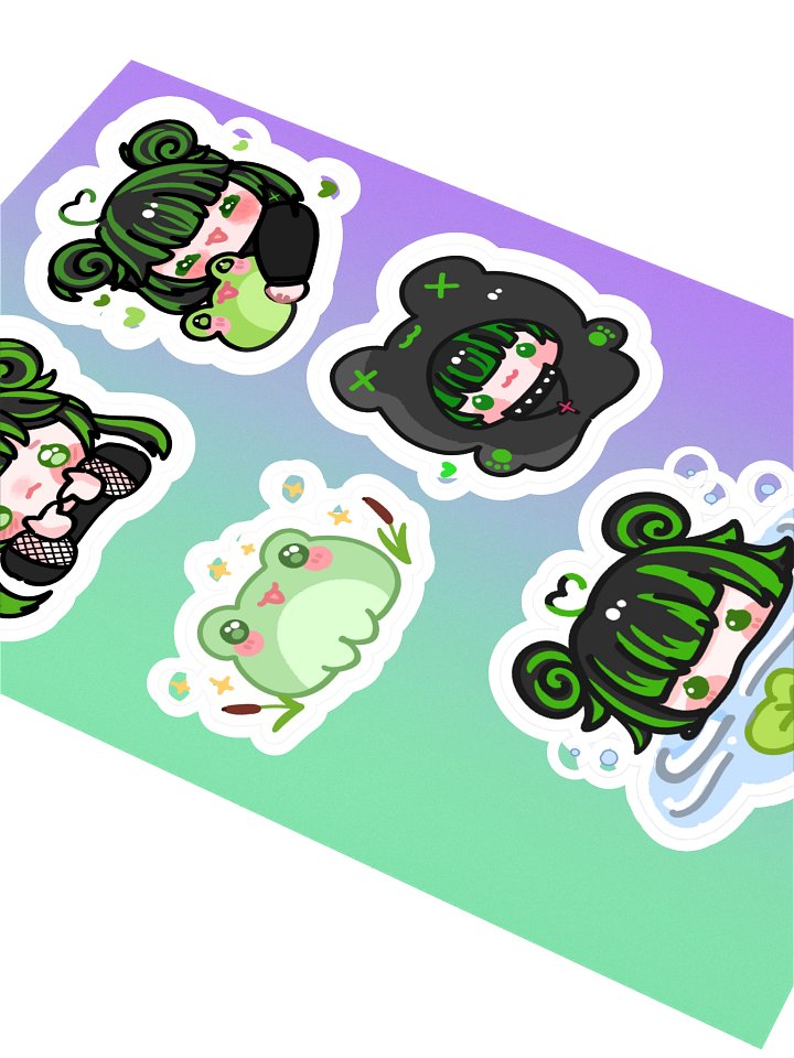 Chibi Vex Sticker Sheet pt 2 product image (2)