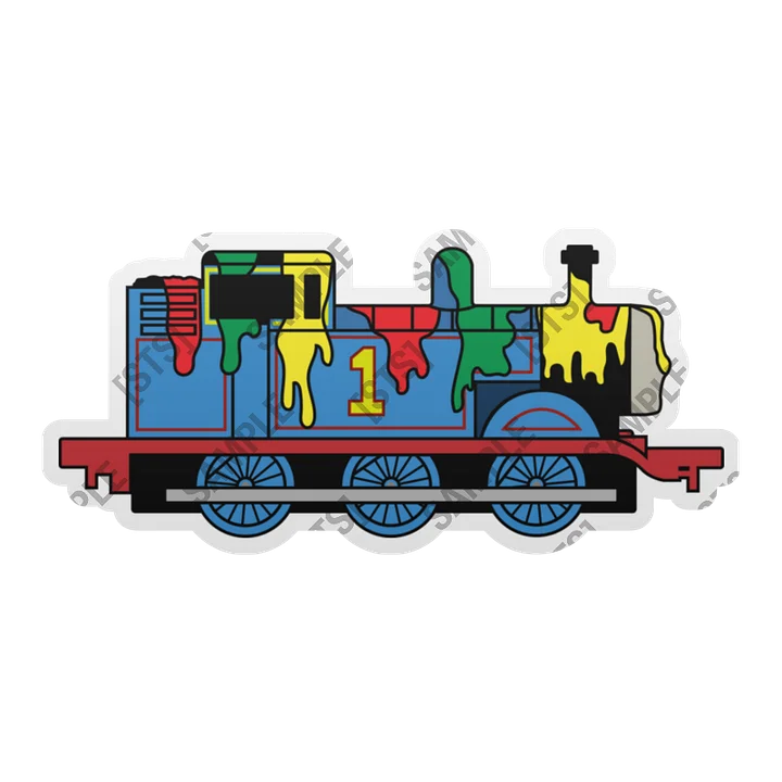 Paint Splatter Thomas Magnet product image (1)