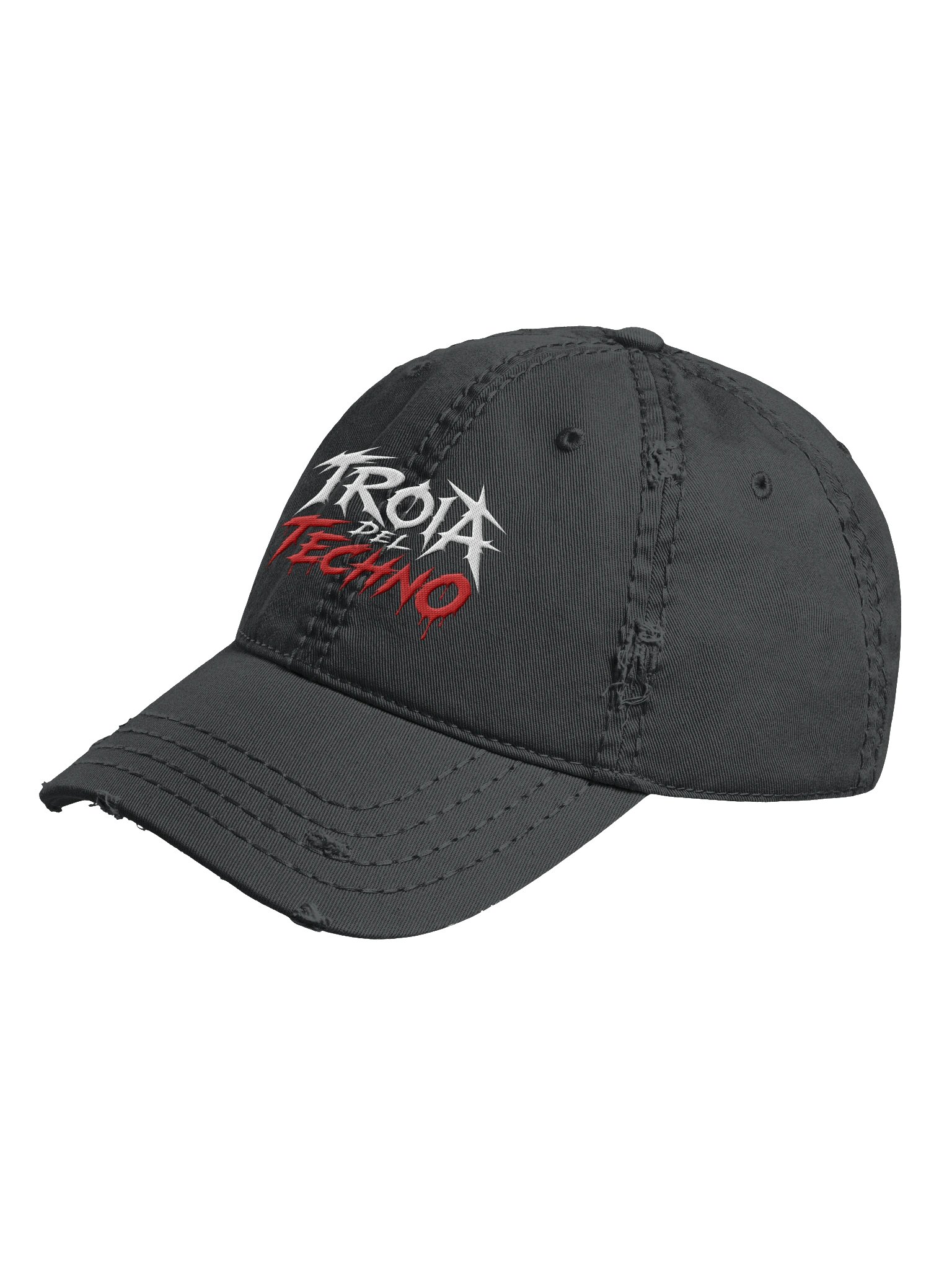 troiadeltechno dad hat product image (2)