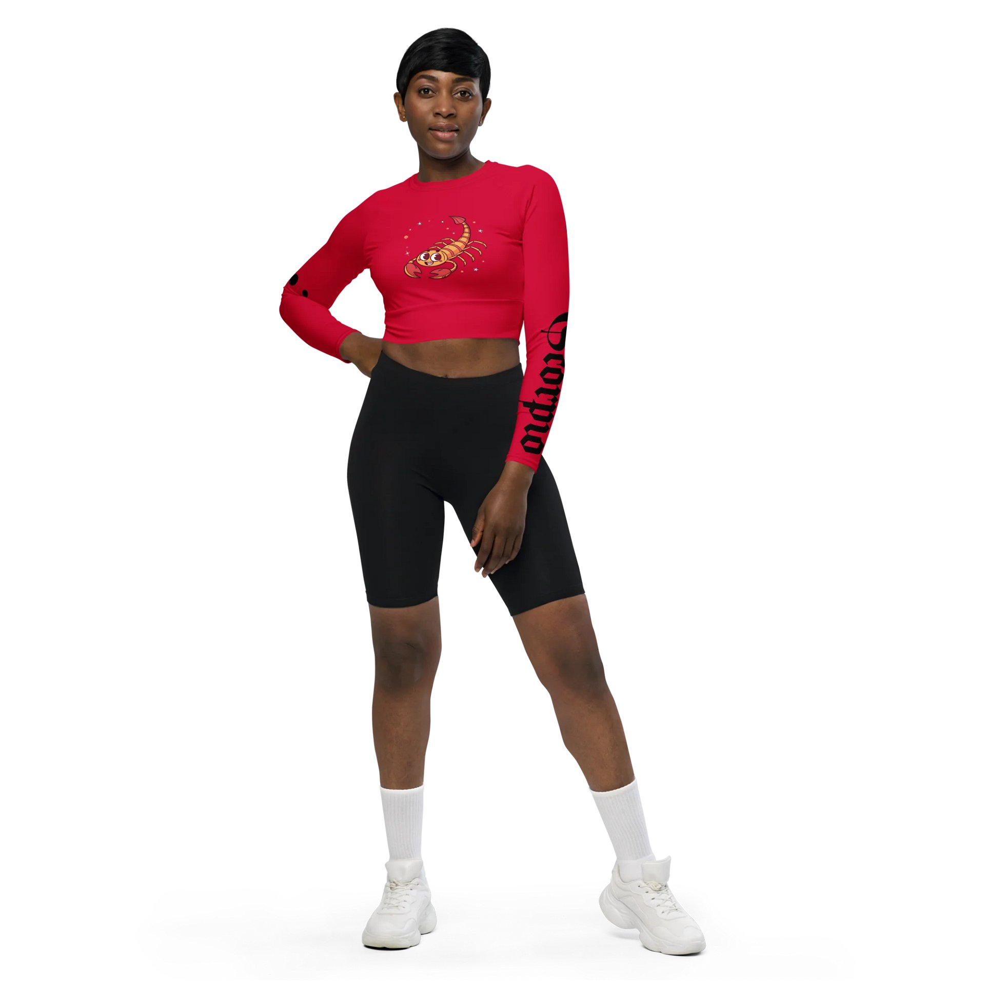 Red Scorpio Recycled Crop Top product image (3)