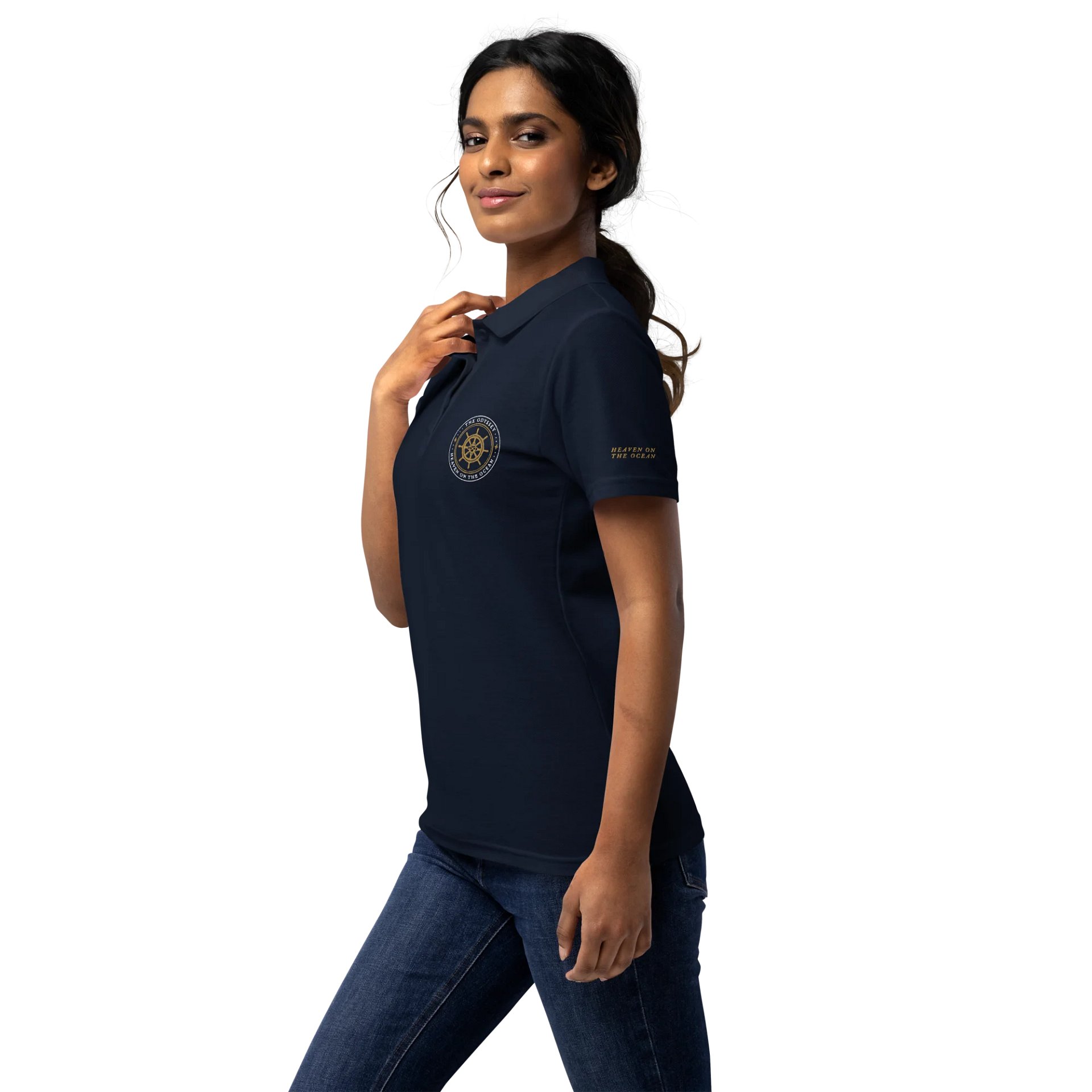 Doc Odyssey • Embroidered Polo (Women's Cut) product image (1)
